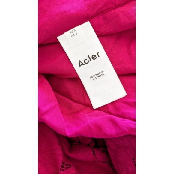 BNWT Acler Stapleton Dress Fchia Pink Size  8 - Picture 14 of 14